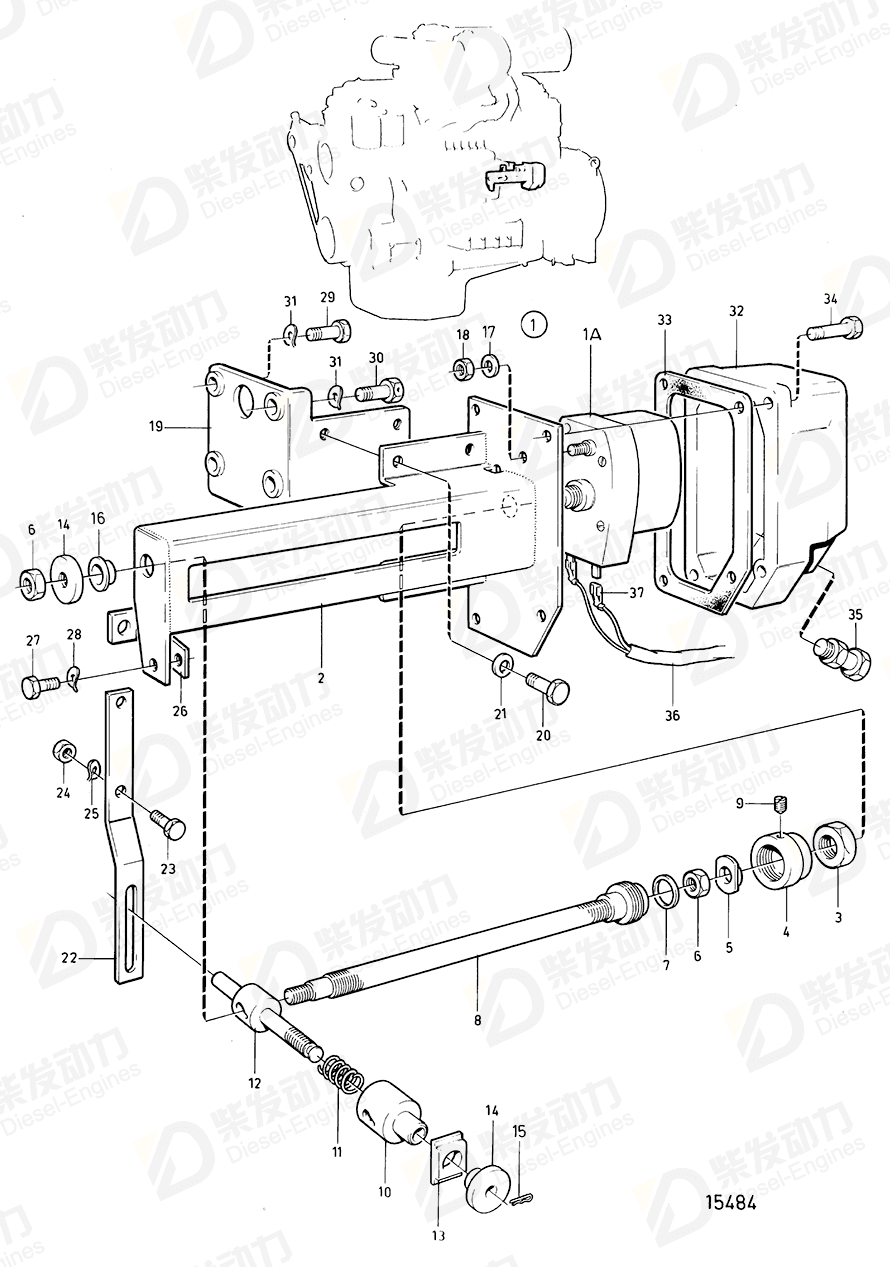 volvo penta Hexagon nut 9520607 Drawing volvo penta Hexagon nut 9520607 Drawing